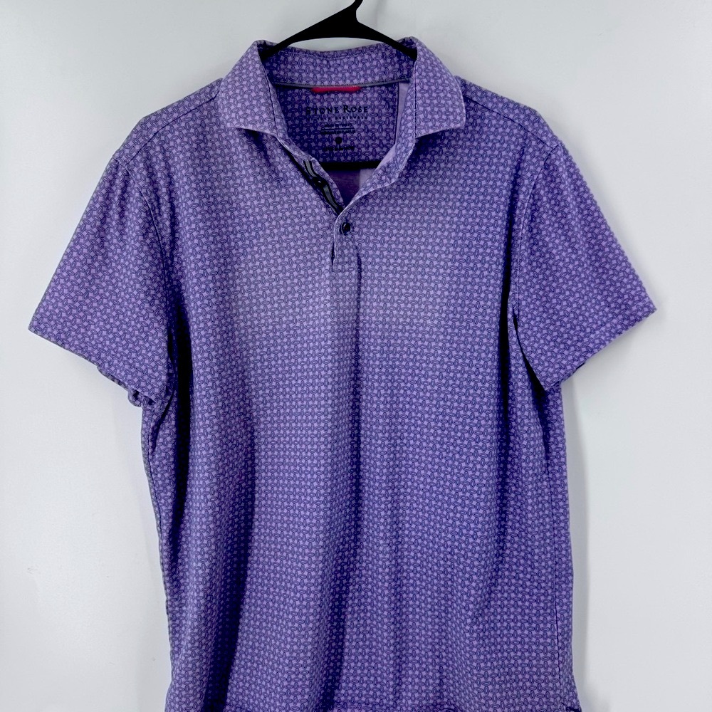 Stone Rose Lavender Polo Shirt